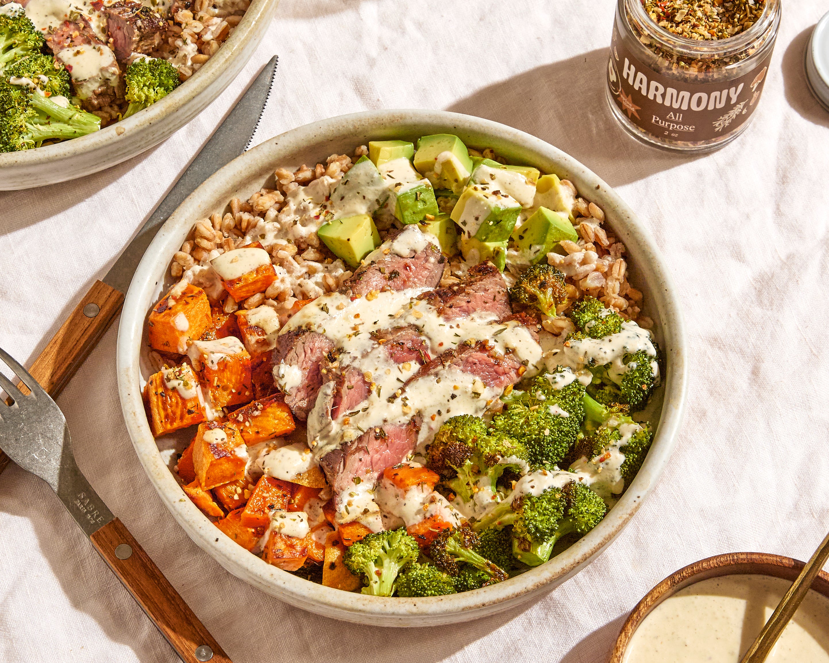Harmony Grain Bowl w/ Creamy Feta Dressing
