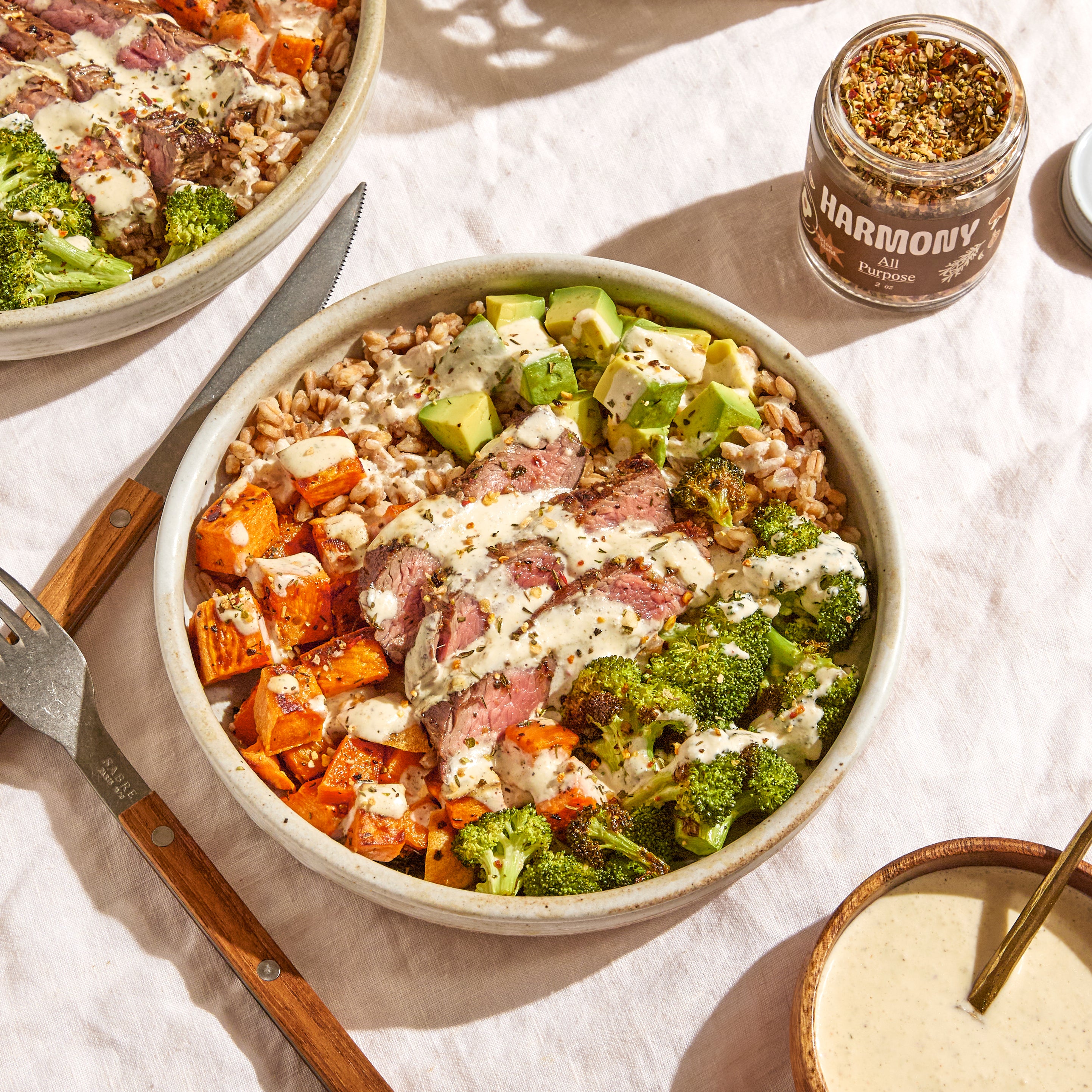 Harmony Grain Bowl w/ Creamy Feta Dressing