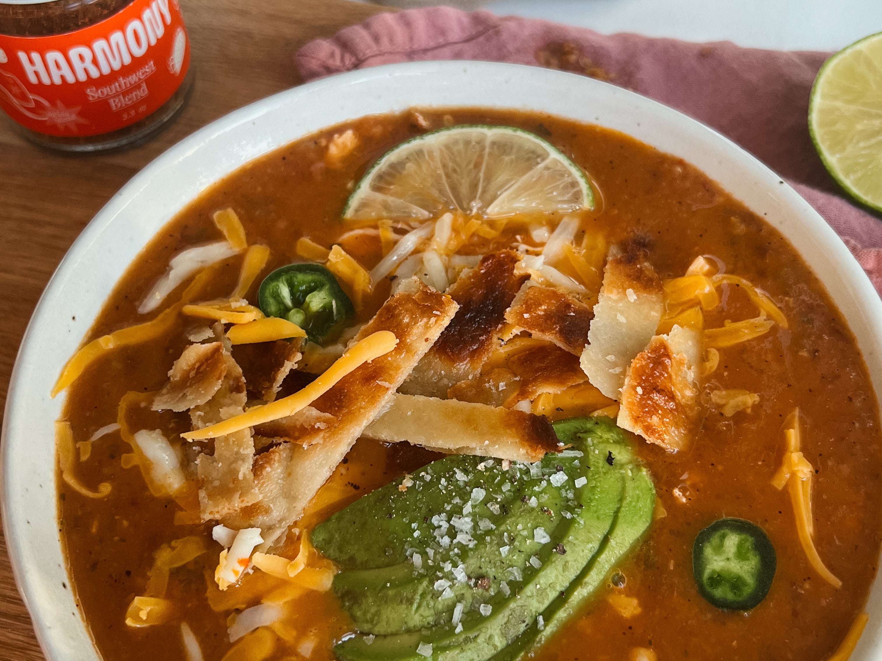 Creamy Chicken Tortilla Soup