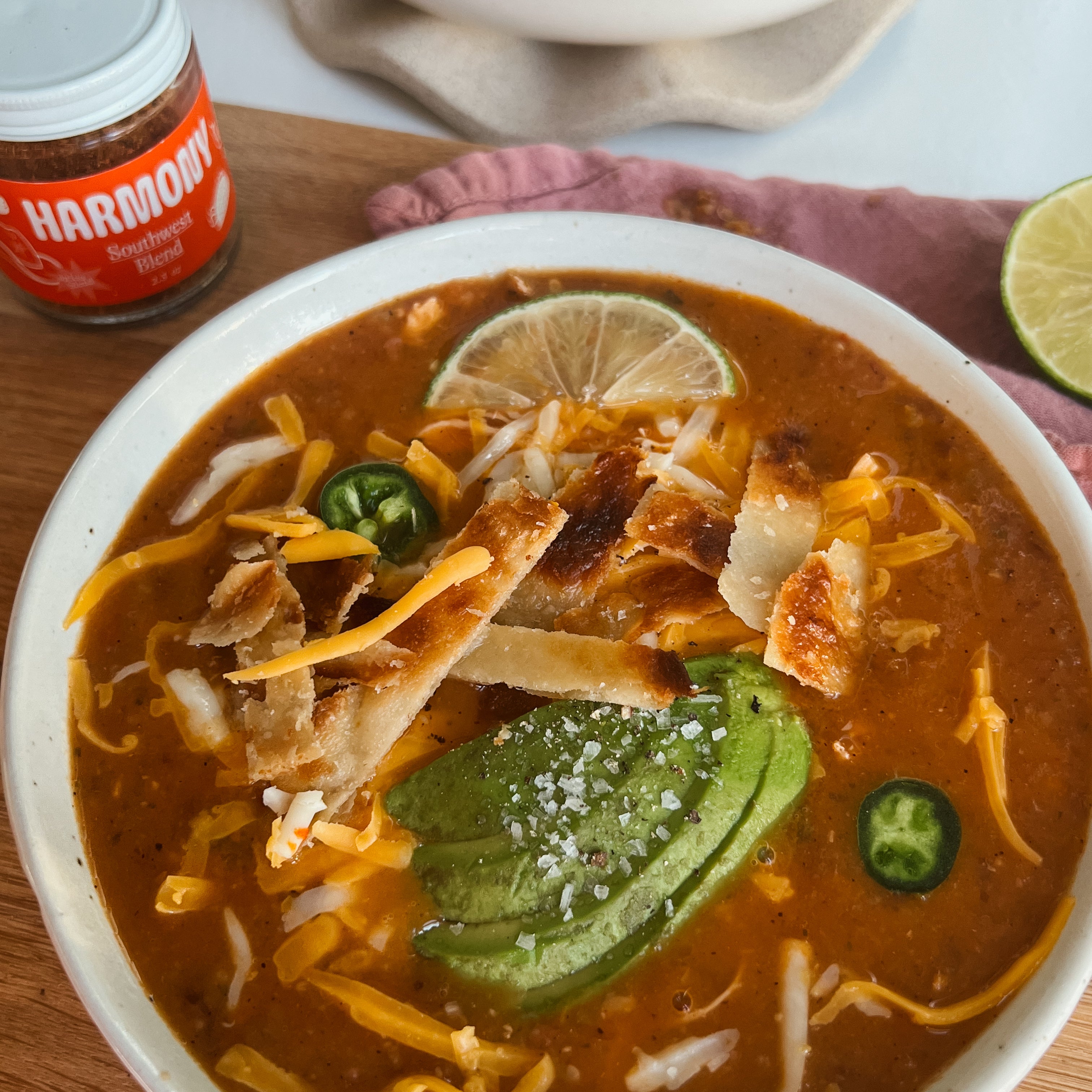 Creamy Chicken Tortilla Soup