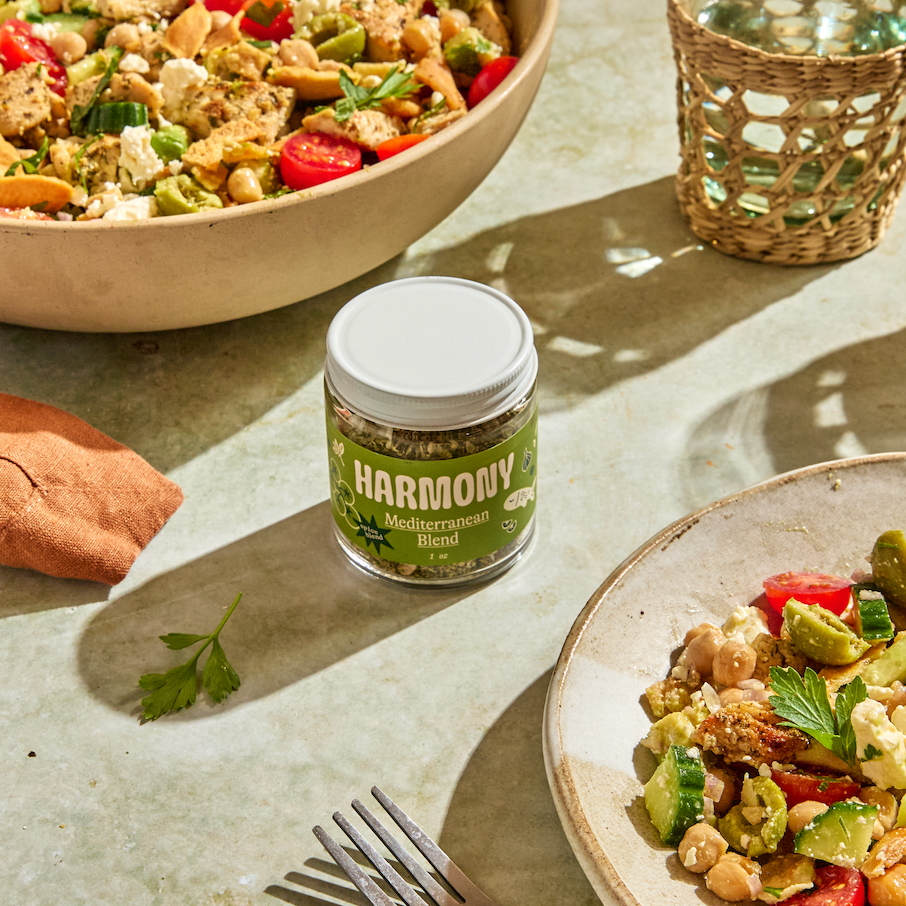 Chickpea Chopped Salad with Chicken